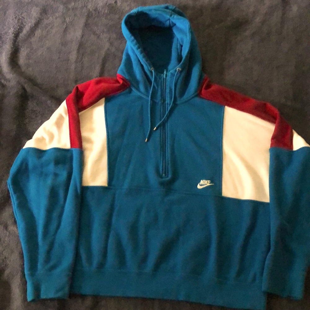 Retro 80s style Nike reissue Half Zip Hoodie